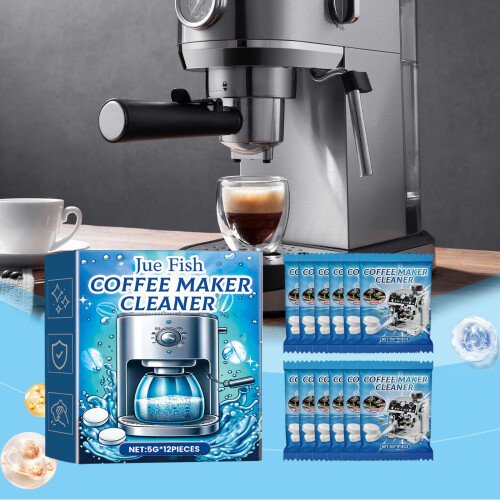 Coffee Machine Cleaning Tablets - Coffee Machine Decontamination Effervescent Cleaning Tablets, Efficient Descaling Maintenance