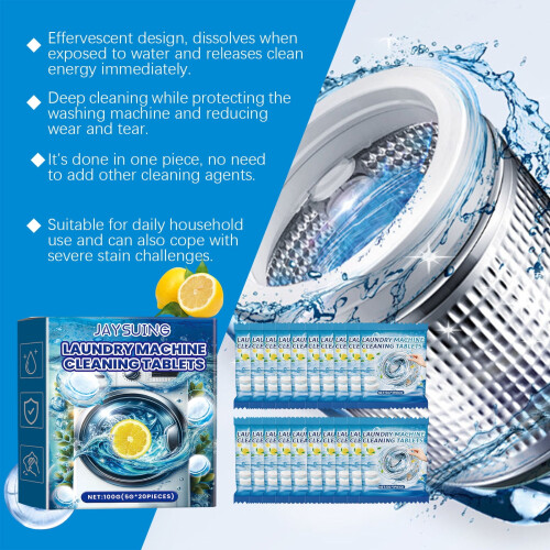 Coffee Machine Cleaning Tablets - Coffee Machine Decontamination Effervescent Cleaning Tablets, Efficient Descaling Maintenance 2