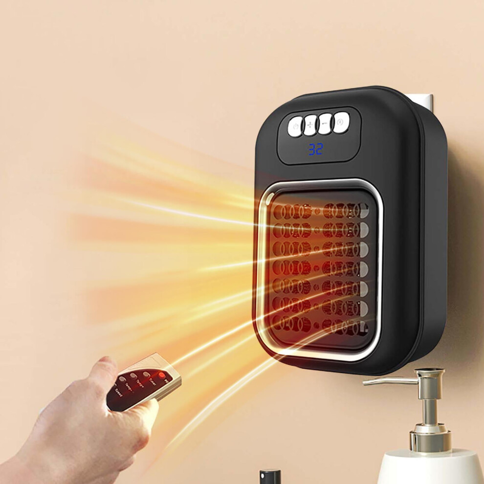 Izzzhh Lcd Display Mini Desk Heater - Your Elegant & Efficient Warmth Solution At Home & Office 9322103941280