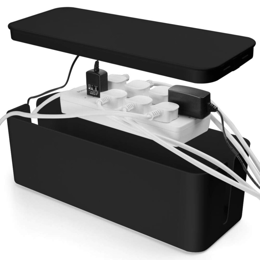 3 Pcs Cable Management Boxes Organizer, For Desk Tv Computer Usb Hub 9322103941303