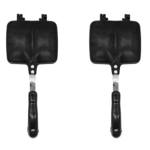2X Grilled Sandwich Maker,Bread Toast Breakfast Machine,Hot Sandwich Pan,Nonstick Aluminum Removable