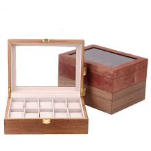 Watch box 10 watches Wood - Walnut, Cherry or Oak Oak
