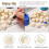 DIY Empty Wooden Dice - 50 pcs (20 mm) A 4
