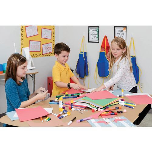 SunWorks) Construction Paper, 10 Assorted Colors, 18" x 24", 100 1