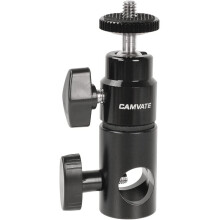 Light Stand Mount Articulated 1/4''-20 Mini Ball Head for Monitor/ Light - 1952