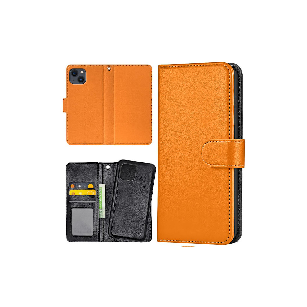 Compatible With Iphone 13 - Wallet Case/Case Orange 9338982158671