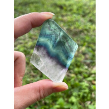 Rainbow Fluorite Slab, 1.5-2.5" Fluorite Fluorite Slice
