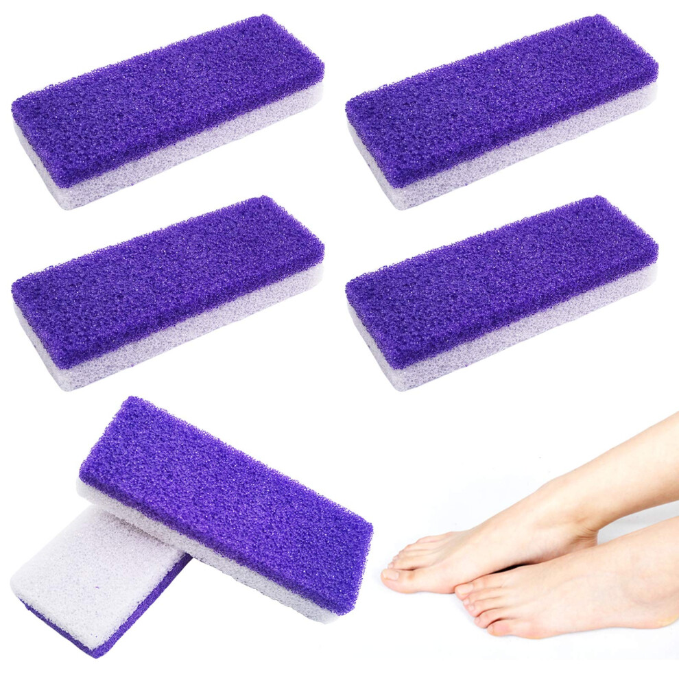 6 Pack Foot Pumice Stone, Callus Remover and Foot Scrubber Pedicure Exfoliating Tool