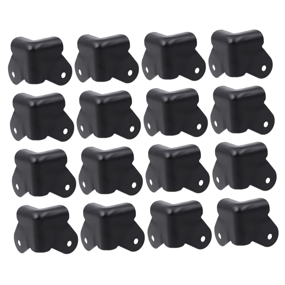 20Pcs Durable Iron Cabinet Corner Protectors for Furniture and Speaker AntiCollision Safety Guards