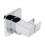 Shower Wall Bracket Solid Brass with Flange Chrome Handheld Holder G1/2 Male Connector 1