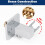 Shower Wall Bracket Solid Brass with Flange Chrome Handheld Holder G1/2 Male Connector 2