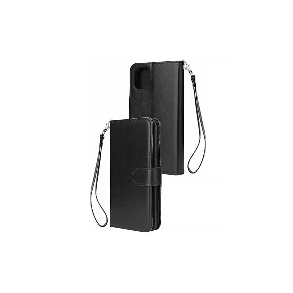 Elegant Wallet Case For Compatible With Iphone 12 Pro Max - Black 9353595215245