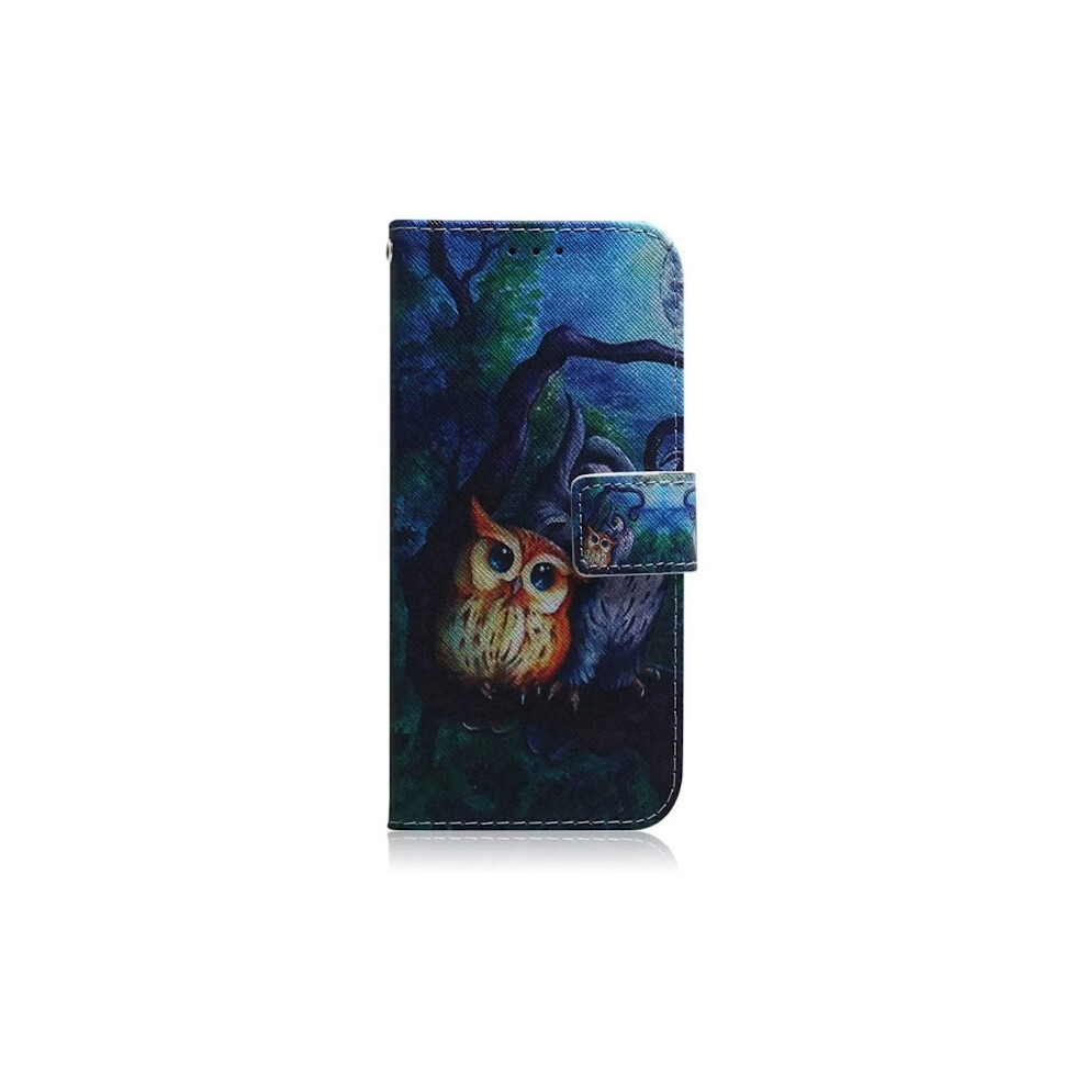 Wallet Case Compatible With Samsung Galaxy S21 - Owls In The Moonlight 9353595215498