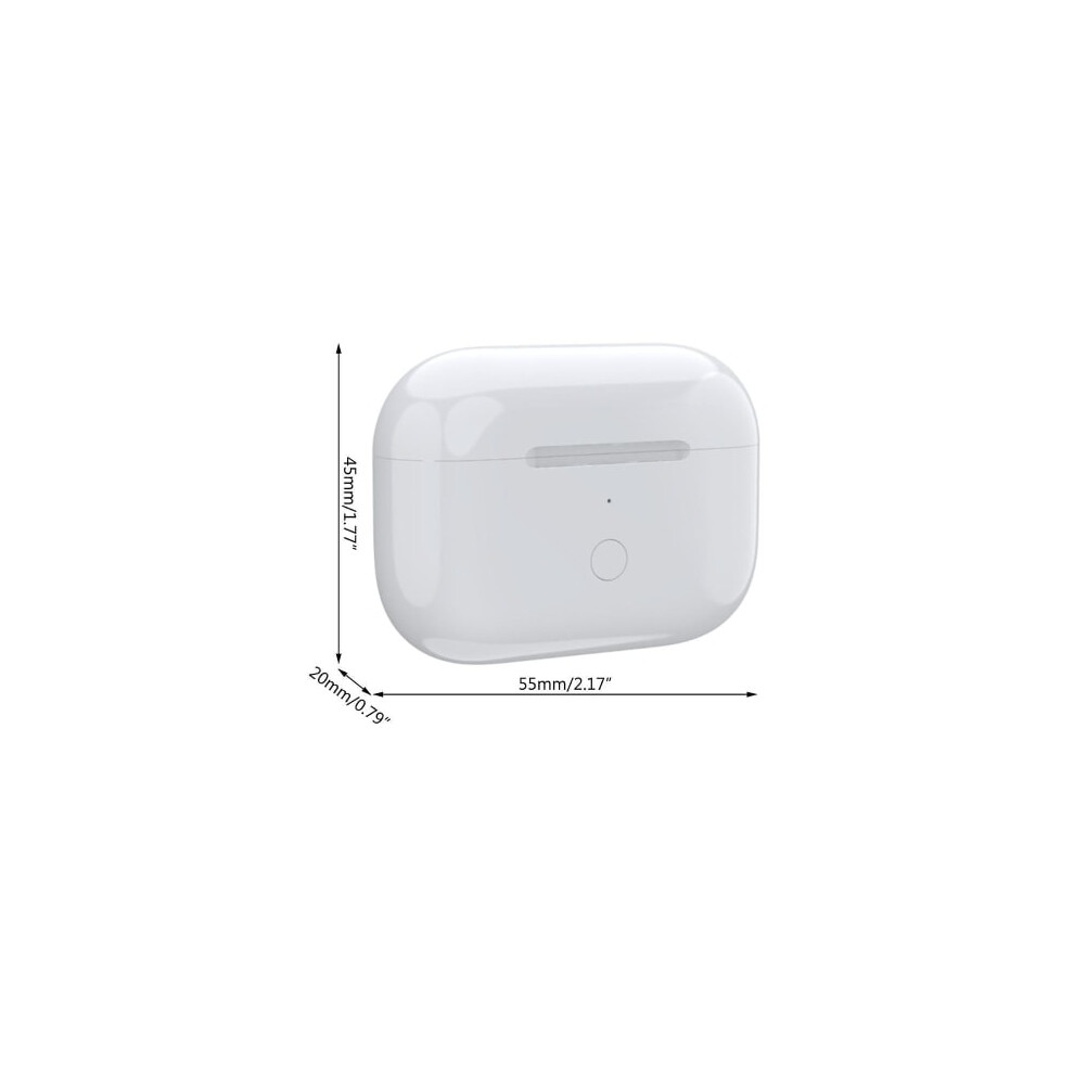 Replacement Case For Compatible With Airpods Pro, Wireless, 660 Mah, Supports Wireless Charging - White 9353595215504