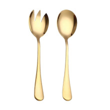 Salad Server Set, JANDEL Stainless Steel Salad Serving Set, Salad Servers, Salad Spoon, Salad Fork, For Two people
