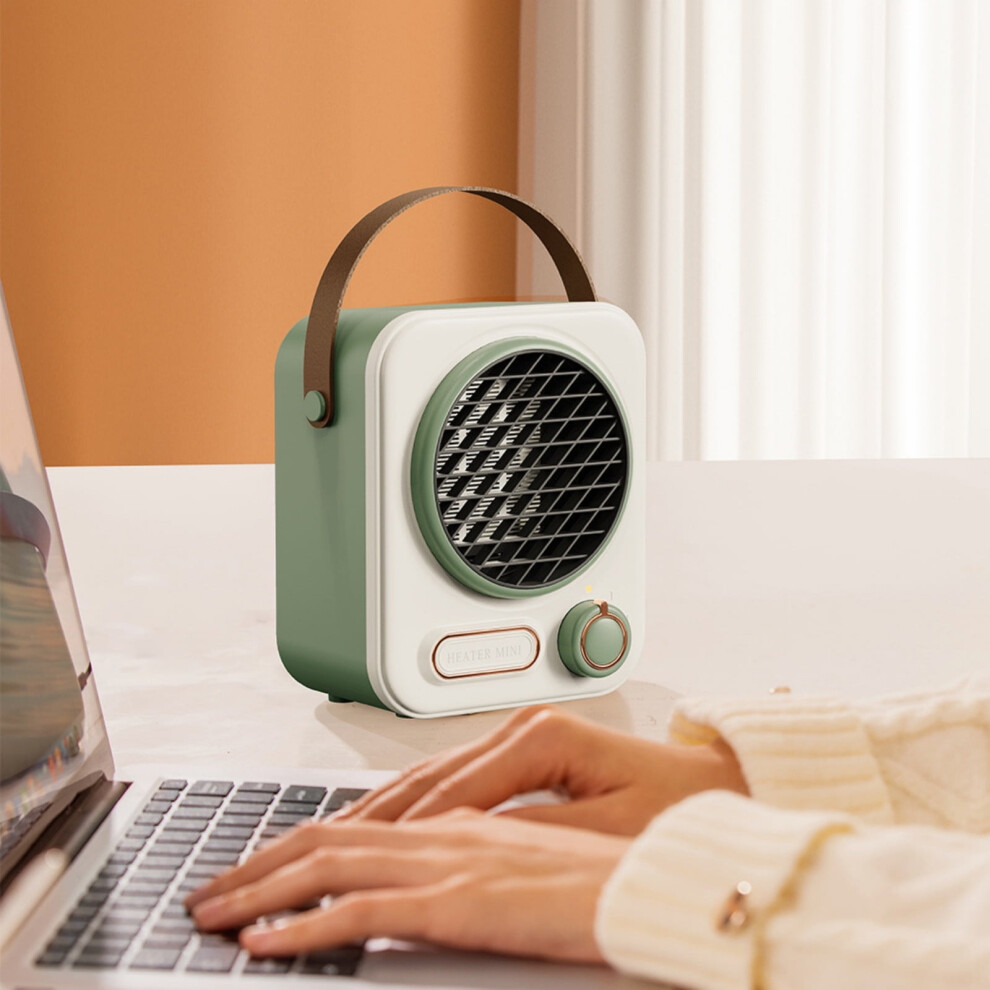 Heating Fan, Energy Efficient Space Heater For Bedroom & Office, Fast Heating Mini Desktop Heater For Indoor Use 9353595216082
