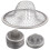 Stainless Steel Filter 100 Pcs Fine Mesh Kitchen Sink Strainer Drain Strainers for 1