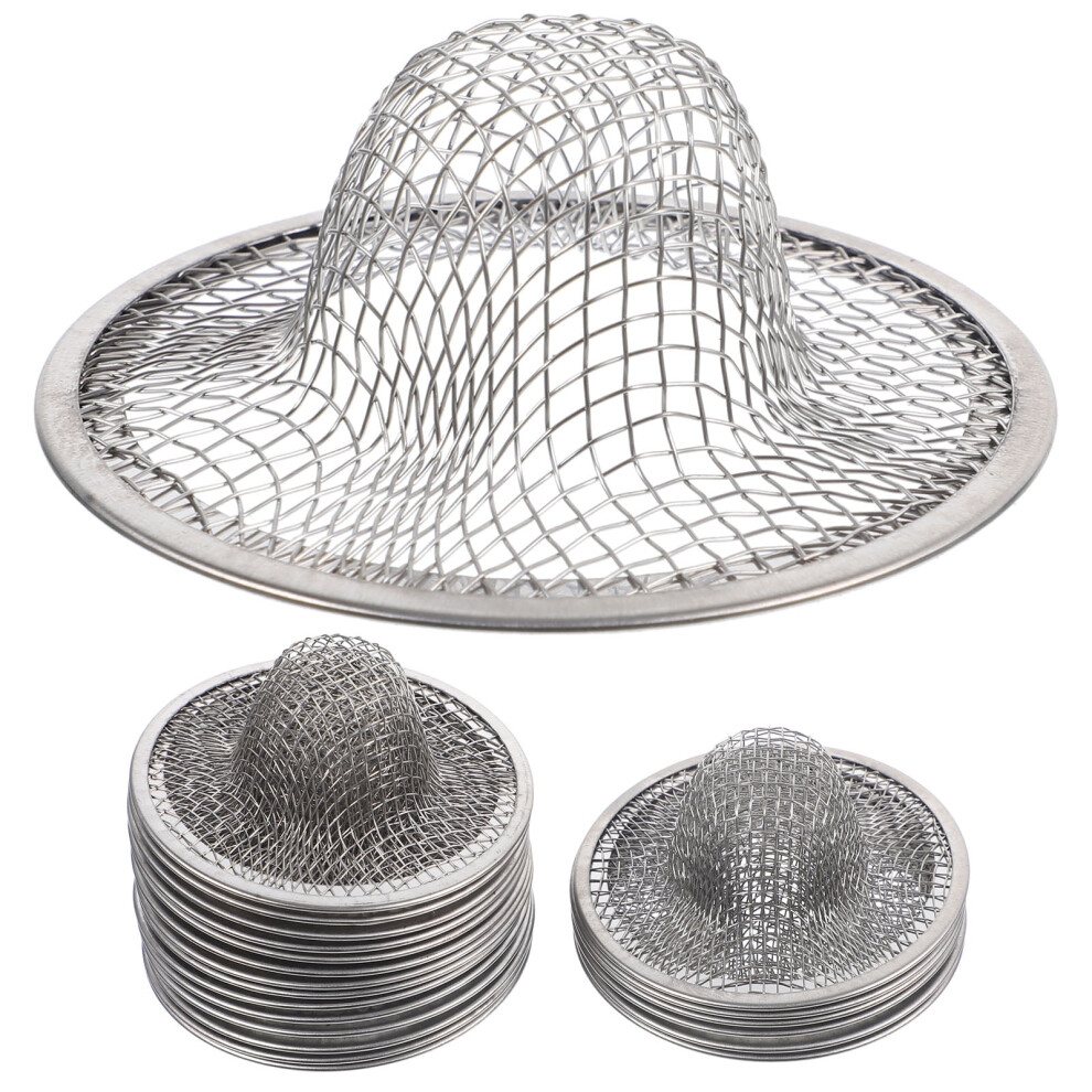 Stainless Steel Filter 100 Pcs Fine Mesh Kitchen Sink Strainer Drain Strainers For 9353595217102