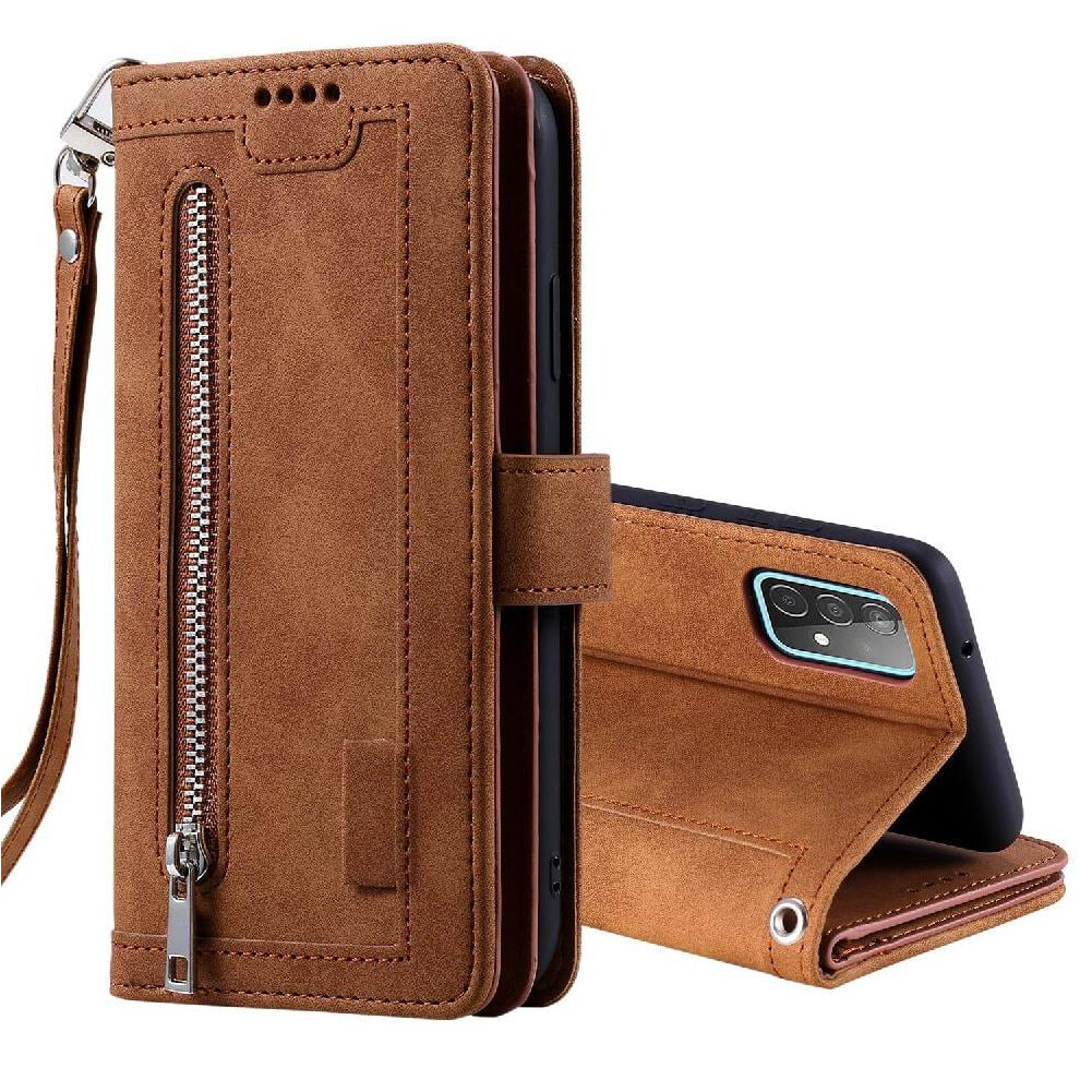 Flip Case For Compatible With Samsung Galaxy A52s 5G Wallet Lanyard 9 Card Slots Pu Leather Kickstand 9402001795632