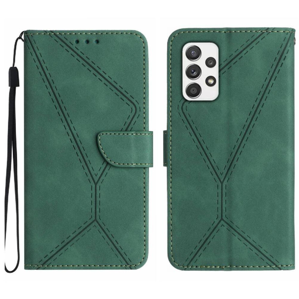 Case For Compatible With Samsung Galaxy A53 5G Phone Case Stitching Embossed Soft Pu Leather High Quality Tpu Leather Wallet 9402001795649