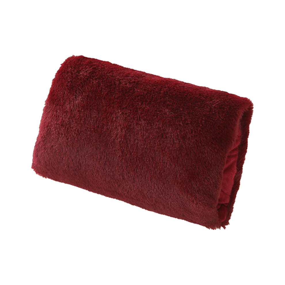 Hand Warmer Hand Warmer Bag Solid Color USB Electric Heating Removable And Washable Plush Warm Hand Warmer Bag