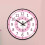 Zriyin Silent Wall Clock Teaching Clock Non Ticking Learning Clock Wall Decor Student,C 4