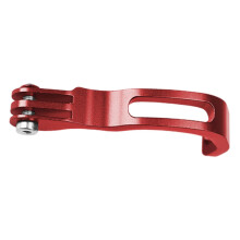 Bike Light Mount Aluminum Alloy Fork Bracket for Camera and Headlight Folding and Mountain Bikes Red