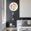Zriyin Silent Wall Clock Teaching Clock Non Ticking Learning Clock Wall Decor Student,C 3