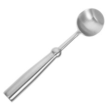 Stainless Steel Ice Cream Scoop and Melon Baller Spoon for Fruit Dessert Round Scoops