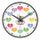 Zriyin Silent Wall Clock Teaching Clock Non Ticking Learning Clock Wall Decor Student,C 2