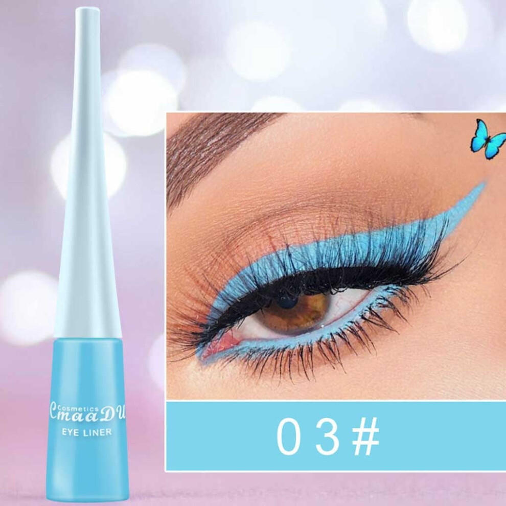 Light Liquid Eyeliner Matte Shiny Smoky Eyes Eyeshadow Waterproof Glitter Liquid Eyeliner 30Ml