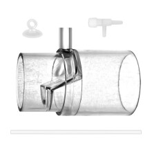 Fish Tank Oxygen Pump with Adjustable Aerator, No Electricity, Clear Acrylic for Aquarium and Pond