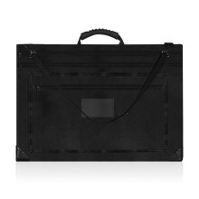 Lightweight Waterproof Art Portfolio Bag 27.5"x21.2" with Shoulder Strap & Handle, Black – Compatible with Artwork, Poster, Sketch, Drawing,