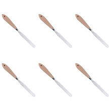 6 Pieces Painting Scraper Accessories Artistic Tool Scrapers Palette Knives Spatula