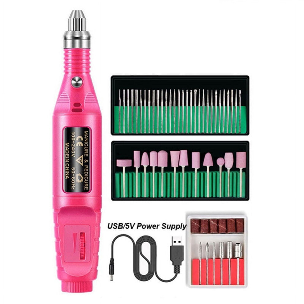 Nail File Art Drill File Acrylic Manicure Pedicure Electric Machine Tool Kits