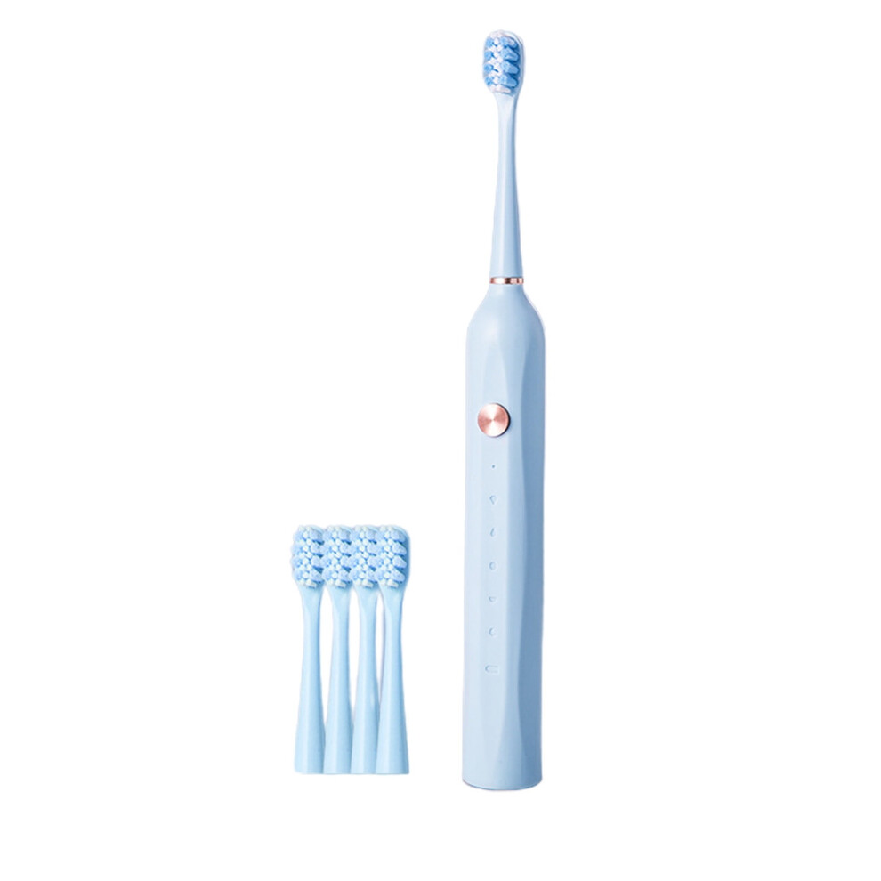 Zeceouar Electric Toothbrush, Low Noise Portable with Smart Timer & IPX7 Waterproof | Compatible with Replacement Heads