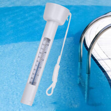 Ycolew Floating Pool Thermometer, Large Size Easy Read for Water Temperature with String for Outdoor and Indoor Swimming Pools and Spas
