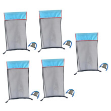 5pcs Inflatable Pool Floating Chair with Net Pocket for Adults, Ergonomic Swimming Hammock