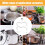 Pot Lid Holder Wall Mounted Rack with Secure Grip Groove No Drill Space Saving Kitchen Organizer 3