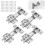 4 Pack Soft Close Cabinet Hinges Concealed 105 Degree Adjustable Hinges for Kitchen Cupboards 1