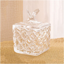 Glass Sugar Bowl with Lid for Coffee and Tea, Elegant MultiPurpose Sugar Storage Container