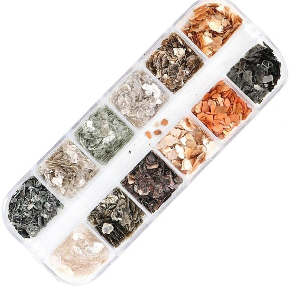 Self Adhesive Nail Art Decals Glitter Sequins for DIY Manicure Fingernails and Toenails