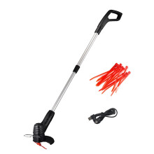 Electric Lawn Mower USB Rechargeable Adjustable Telescopic Cordless Grass Trimmer for Garden