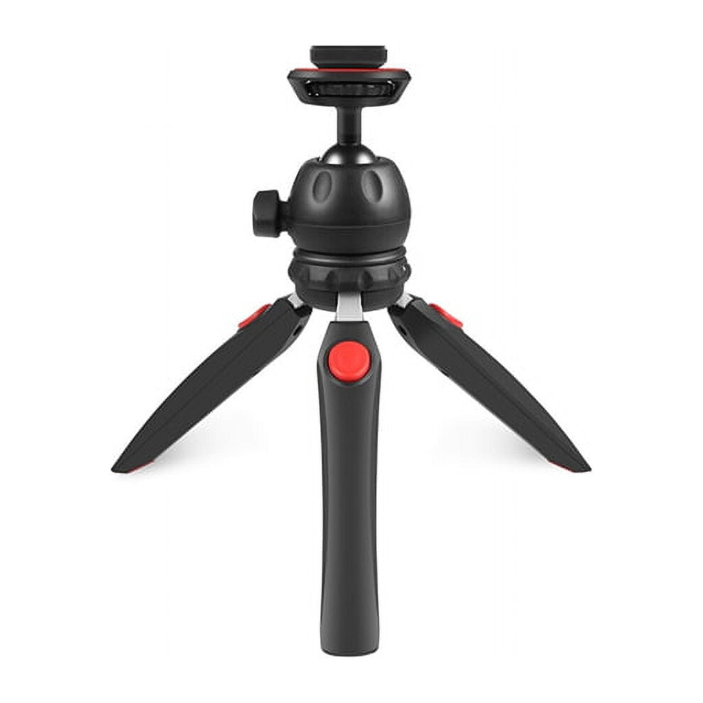 Ckepdyeh Multifunctional Portable Mini Bracket Vlog Live Stabilizer Tripod With Phone Clip Steady Shot Anti-Shake Bracket, Red 9149926303367