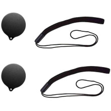 Rubber Lens Cover Cap for GoPro MAX Waterproof 360 Camera with Keeper, Elastic Lens Cap Leash Keeper Prevent