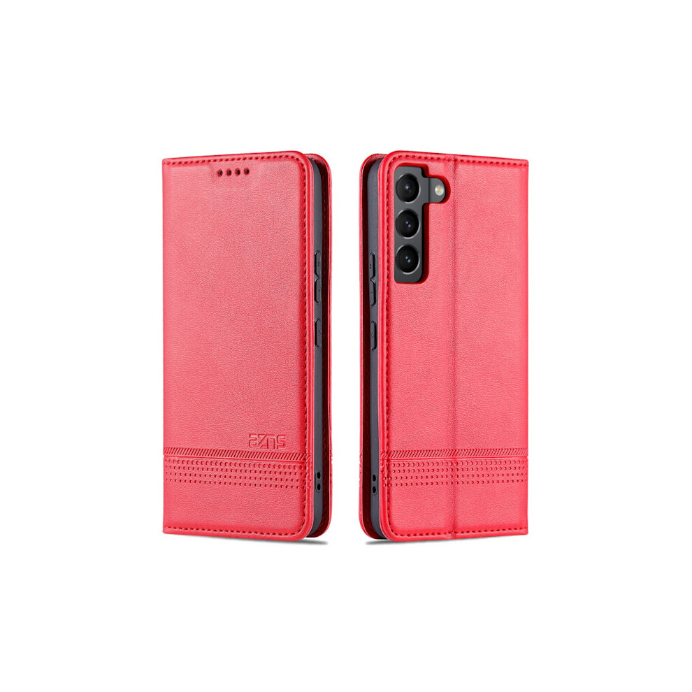 Compatible With Samsung Galaxy S21 Fe - Effective Yazunshi Wallet Case Red 9149926304289