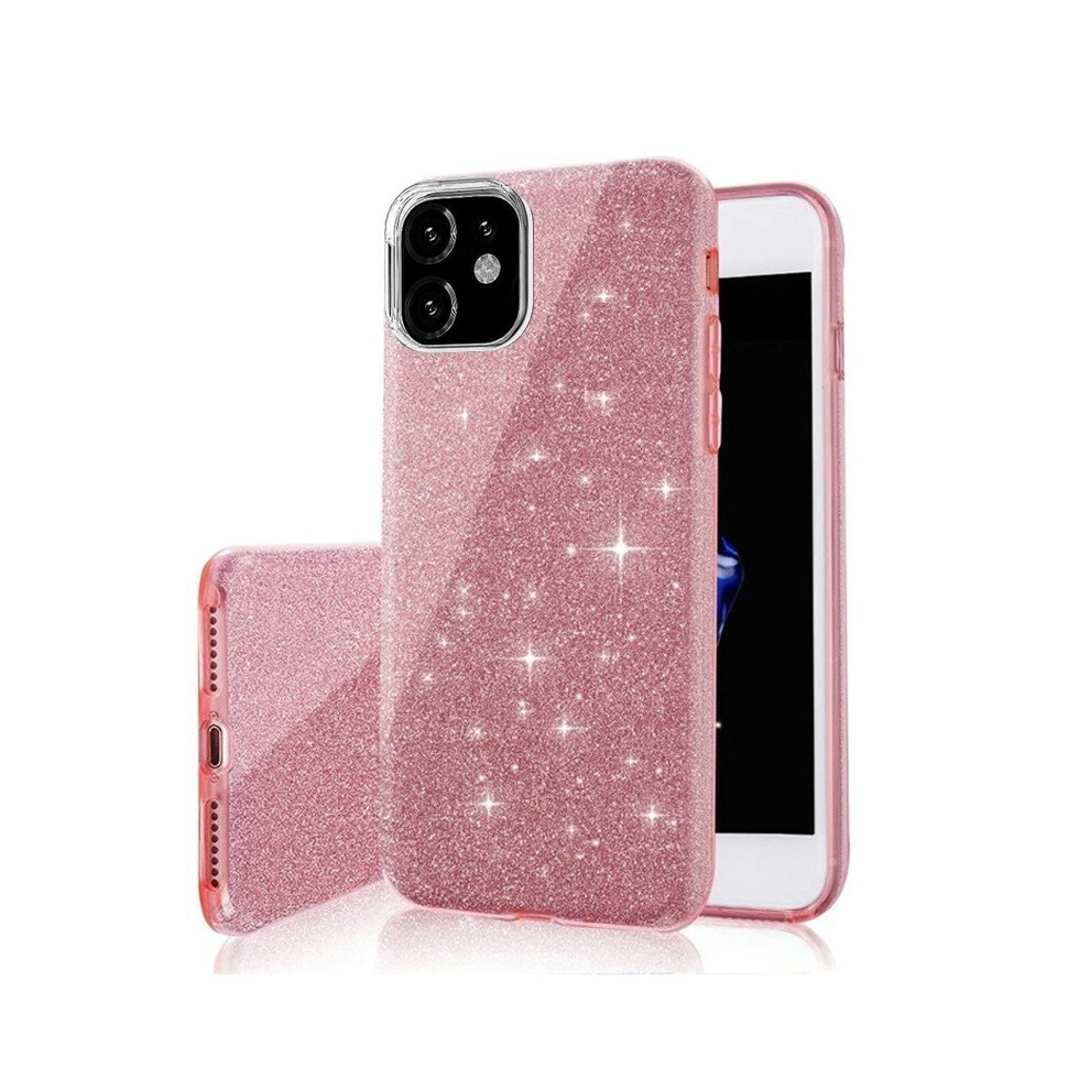 Compatible With Iphone 16 - Glitter 3In1 Elegant Soft Case Pink 9149926304555