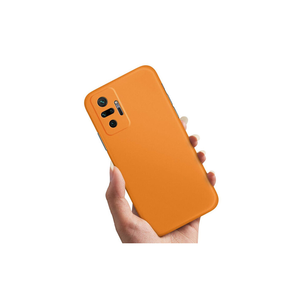 Compatible With Xiaomi Redmi Note 10 Pro - Cover/Mobile Cover Orange 9149926304500