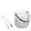 1 Set 2pcs Portable Ice Bucket Plastic Ice Clamp Ice Container (Transparent) 1