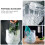 1 Set 2pcs Portable Ice Bucket Plastic Ice Clamp Ice Container (Transparent) 6